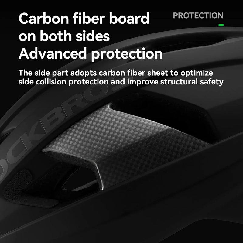Load image into Gallery viewer, Carbon Fiber Cycling Helmet Antibacterial Lining Ventilated Adjustable Fit 3D-GRID
