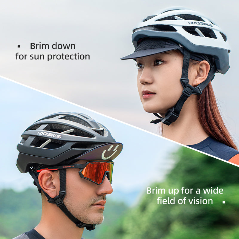 Load image into Gallery viewer, ROCKBROS Summer Sun Protection Hat with Colorful Gradient Design
