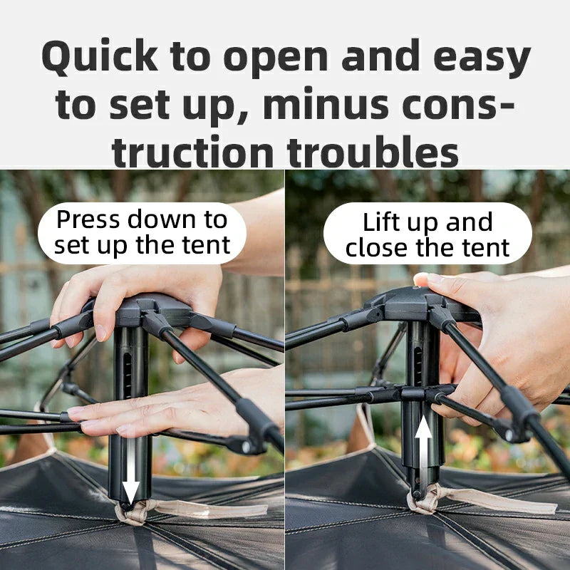 Load image into Gallery viewer, Qunature Quick Setup Hexagonal Tent UPF50+ Waterproof Lightweight
