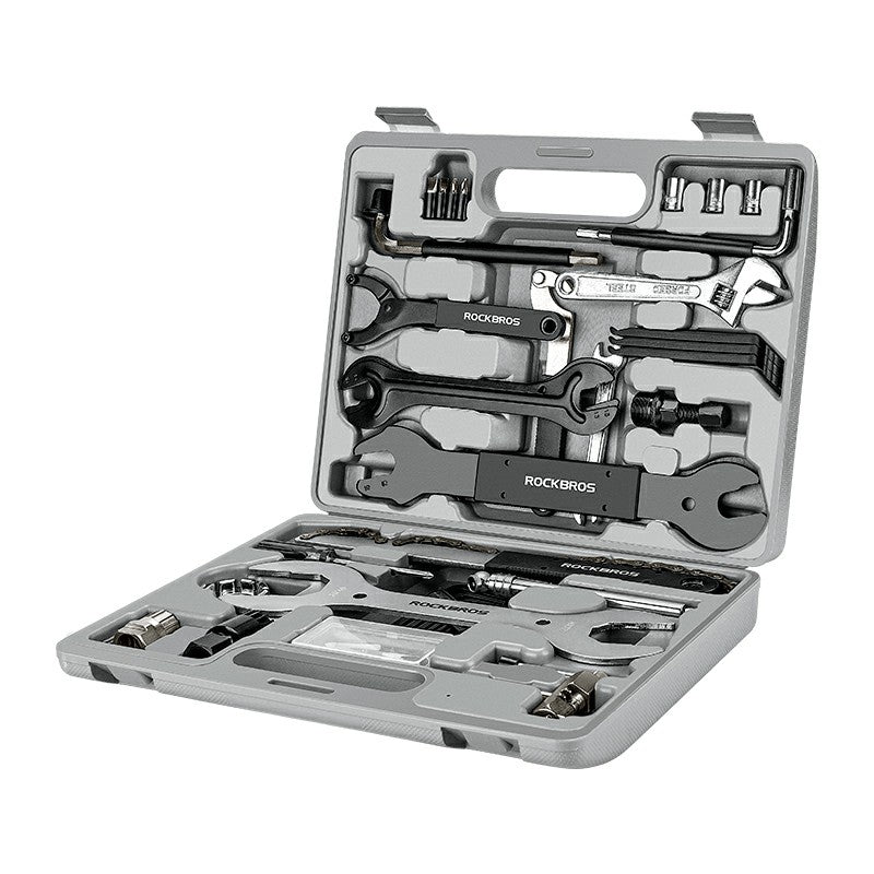Load image into Gallery viewer, ROCKBROS Complete Bike Tool Kit for Mountain/Road Bike Maintenance
