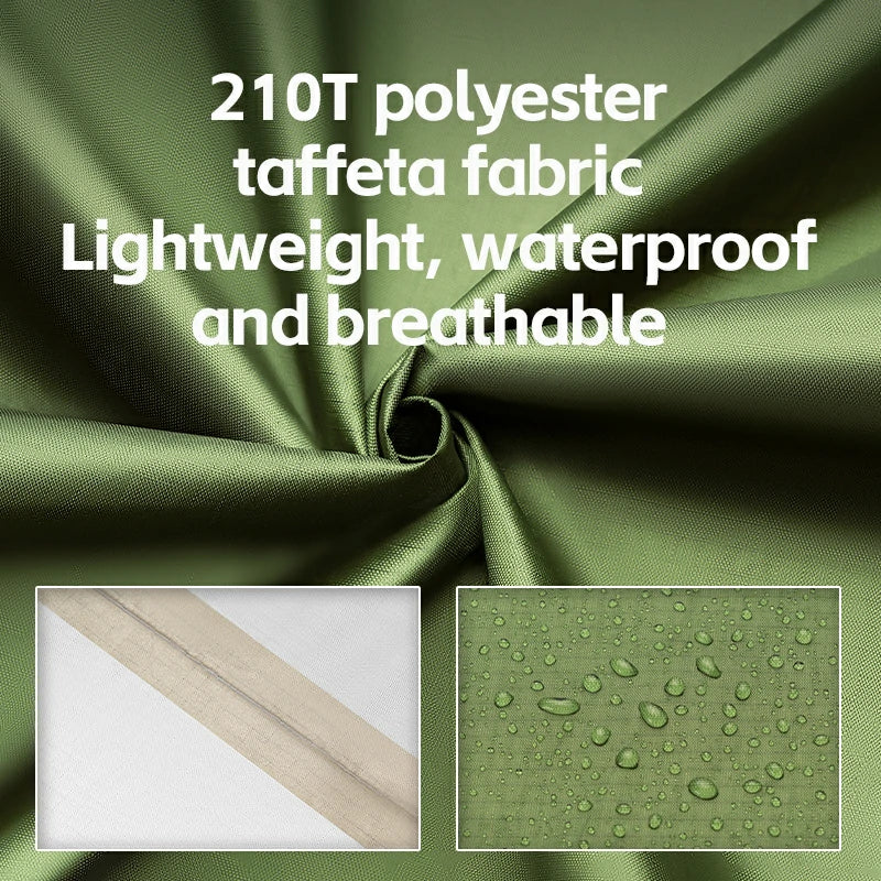 Load image into Gallery viewer, Qunature 3-in-1 Waterproof Raincoat Canopy Floor Mat Lightweight Portable
