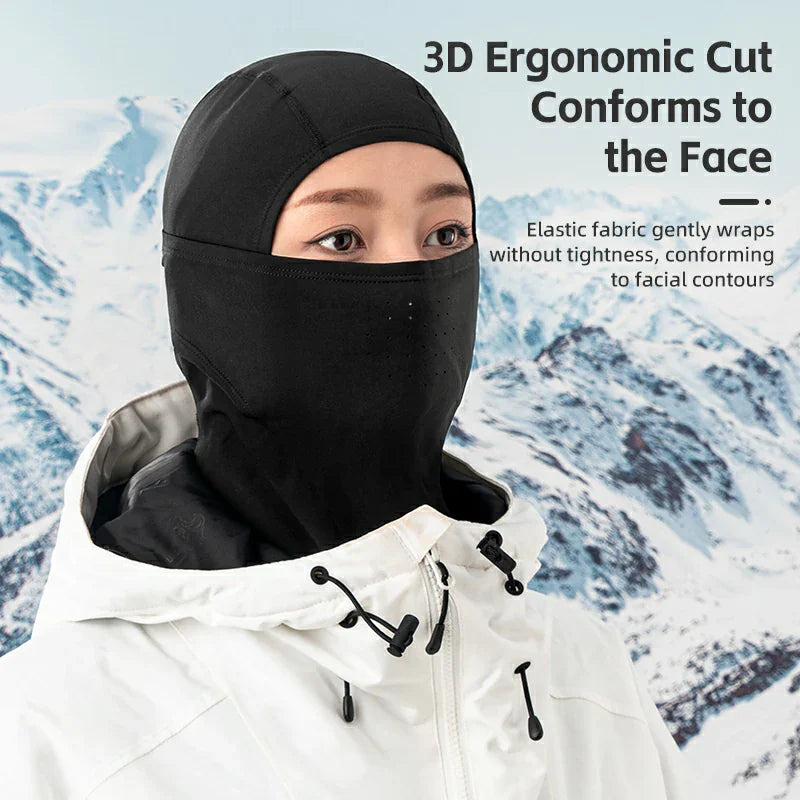 Load image into Gallery viewer, Qunature Lycra Ski Headgear | Thermal Mask for Cold-Weather Sports
