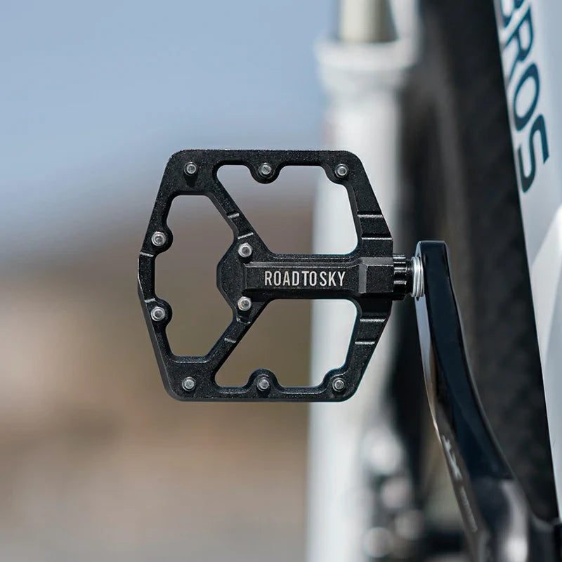 Load image into Gallery viewer, ROCKBROS Large Tread CNC Aluminum Pedals with Sealed Bearings-Road To Sky
