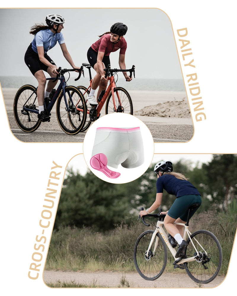 Load image into Gallery viewer, ROCKBROS Women’s Cycling Underwear 4D Padded Bike Shorts
