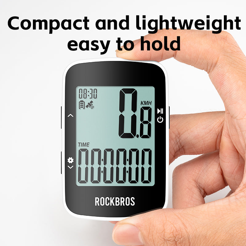 Load image into Gallery viewer, ROCKBROS R1 Bike Computer GPS Wireless Speedometer IPX7 600mAh Battery 2.3''
