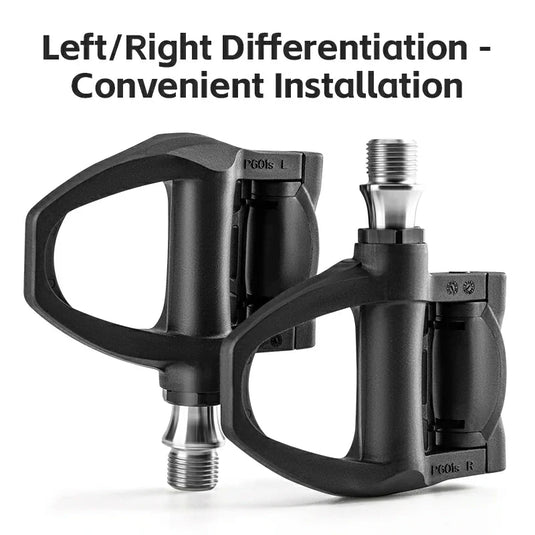 Carbon Fiber SPD Clipless Pedals for Road Bikes 9/16''