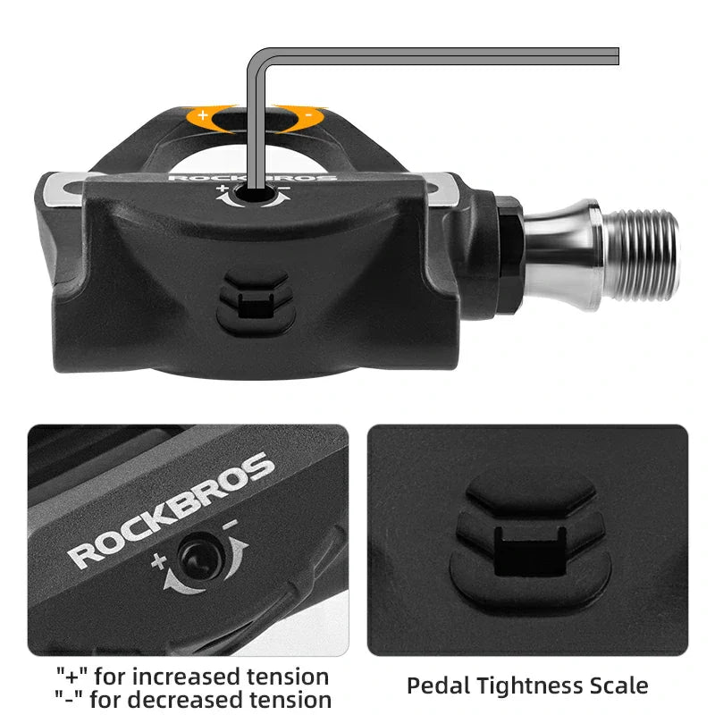 Load image into Gallery viewer, Carbon Fiber SPD Clipless Pedals for Road Bikes 9/16''
