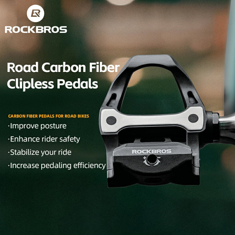 Load image into Gallery viewer, Carbon Fiber SPD Clipless Pedals for Road Bikes 9/16''
