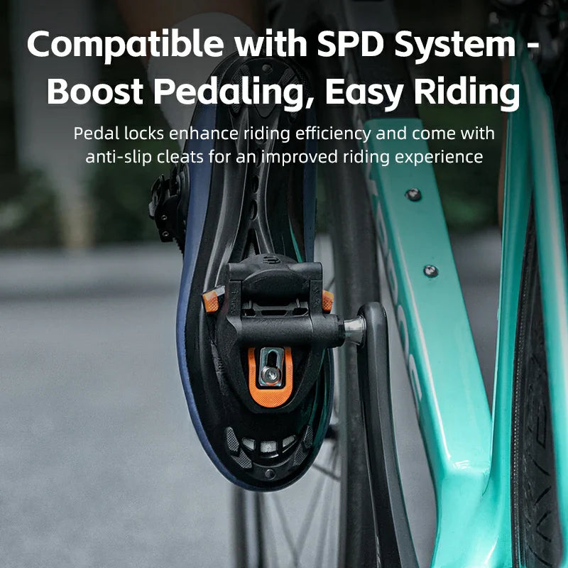 Load image into Gallery viewer, Carbon Fiber SPD Clipless Pedals for Road Bikes 9/16''
