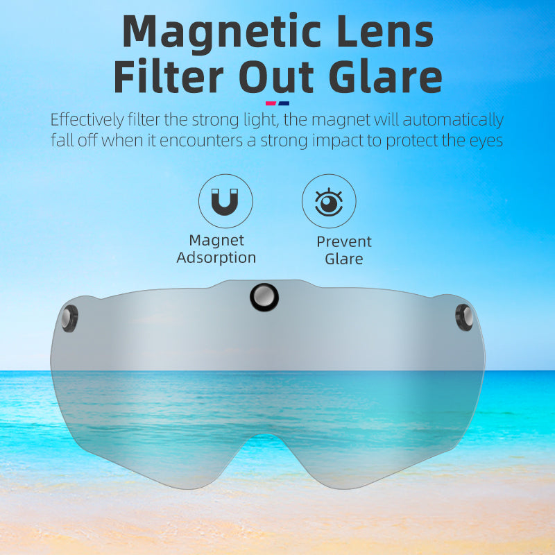 Load image into Gallery viewer, ROCKBROS Ultralight Magnetic Goggles Cycling Helmet
