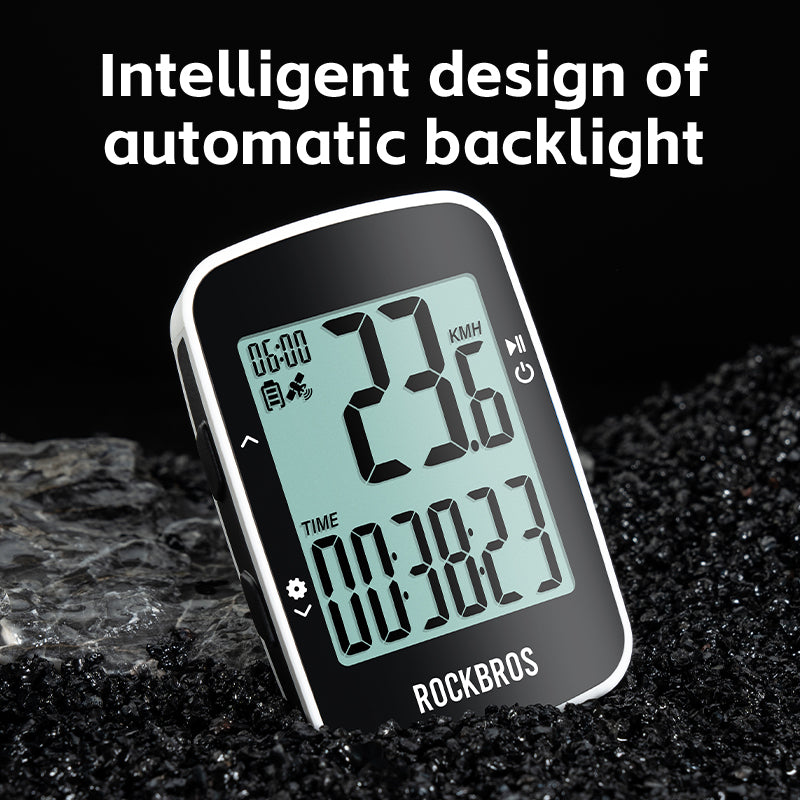 Load image into Gallery viewer, ROCKBROS R1 Bike Computer GPS Wireless Speedometer IPX7 600mAh Battery 2.3''
