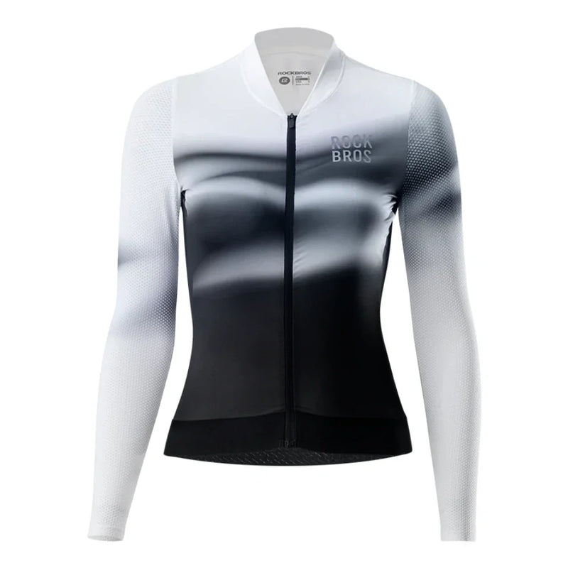 Load image into Gallery viewer, ROCKBROS Mondi Lightweight Gradient Women's Long Sleeve Cycling Jersey
