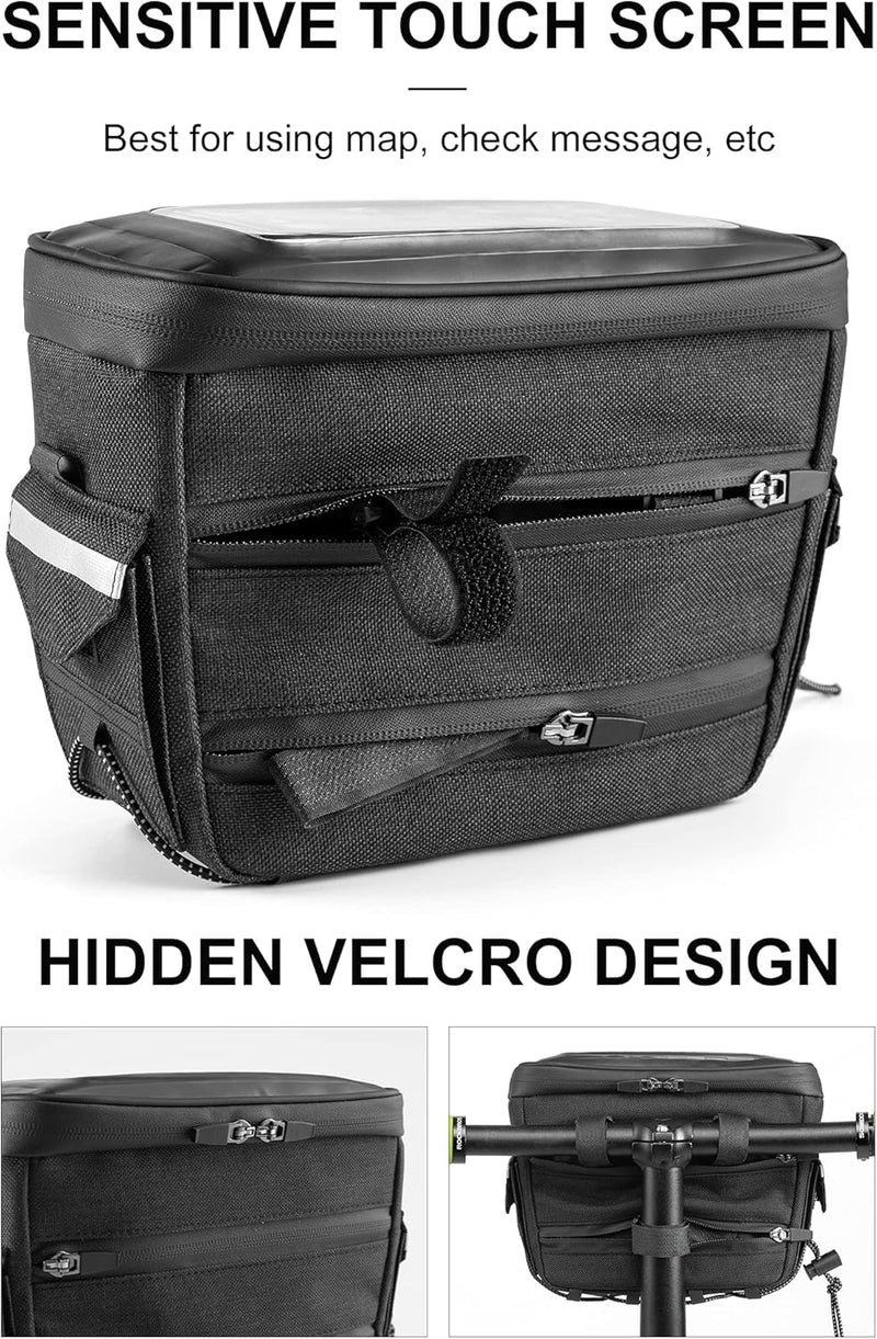 Load image into Gallery viewer, ROCKBROS Bike Handlebar Bag Bicycle Front Storage Bags
