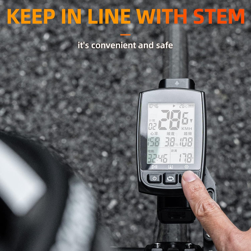 Load image into Gallery viewer, ROCKBROS Out Front Bike Mount Cycling Computer Mount Bike Handlebar 1.25''/ 31.8mm
