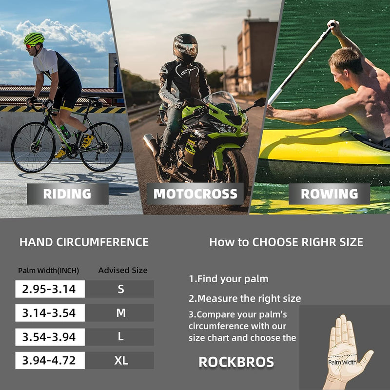 Load image into Gallery viewer, ROCKBROS Cycling Gloves  Anti-Slip Breathable
