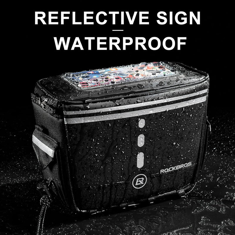 Load image into Gallery viewer, ROCKBROS Bike Handlebar Bag Bicycle Front Storage Bags
