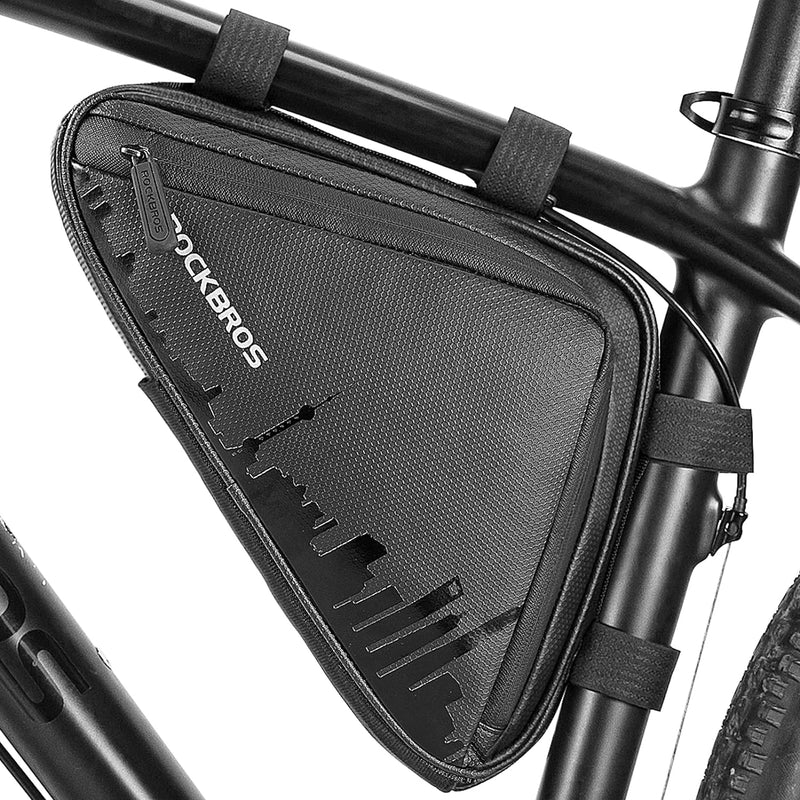 Load image into Gallery viewer, ROCKBROS Bike Triangle Frame Bag, with Two Side Pockets, 1.5L
