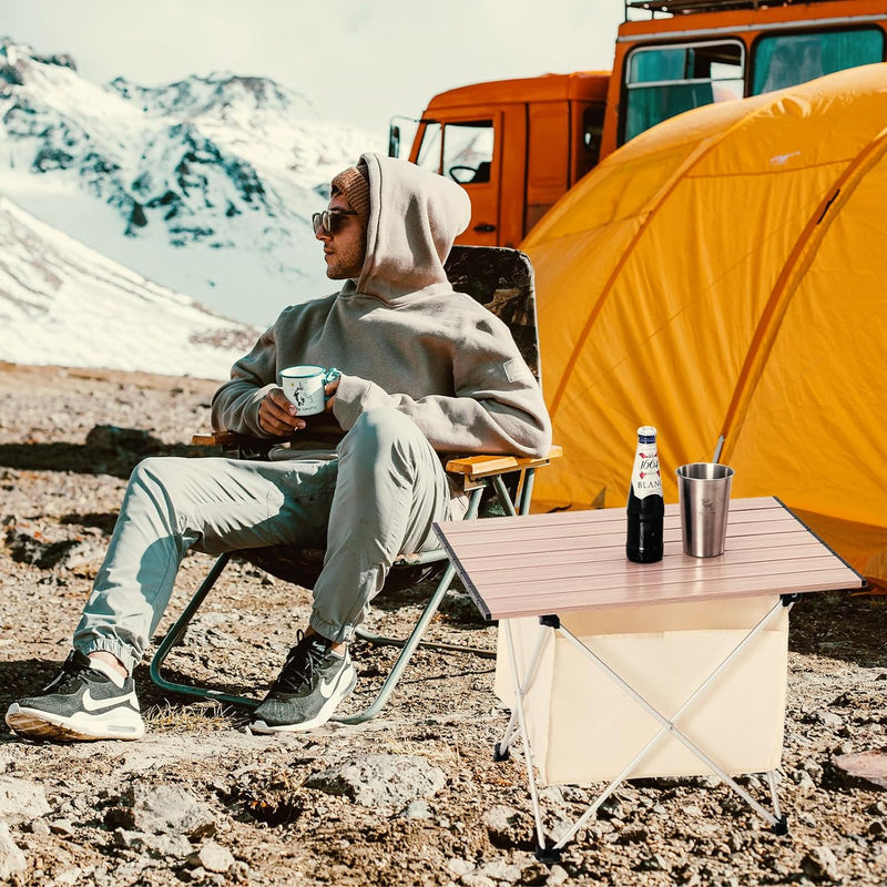 Load image into Gallery viewer, Qunature Ultralight Folding Camping Table with Storage Bag
