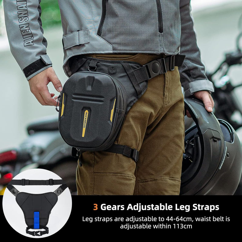 Load image into Gallery viewer, ROCKBROS 3-IN-1 Motorcycle Leg Bag Waterproof, Multi-Functional 10L Pack
