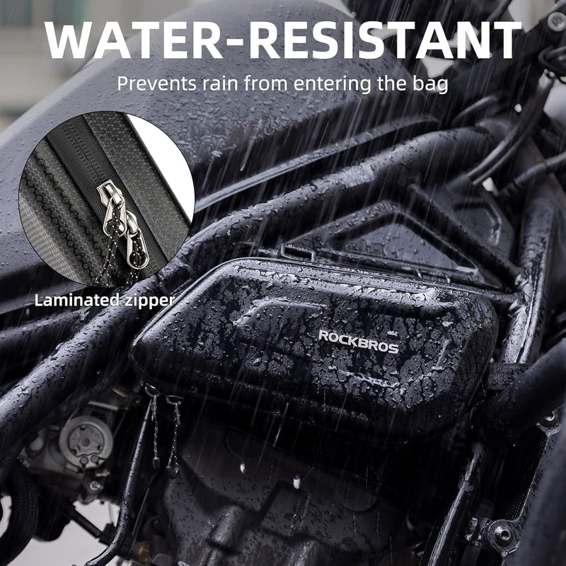 Load image into Gallery viewer, ROCKBROS EVA Hard Shell Motorcycle Tool Bag - Water-Resistant Triangle Side Bag
