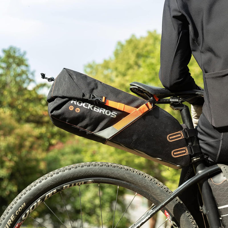 Load image into Gallery viewer, ROCKBROS 10L Waterproof Bike Saddle Bag Large Capacity Easy Install
