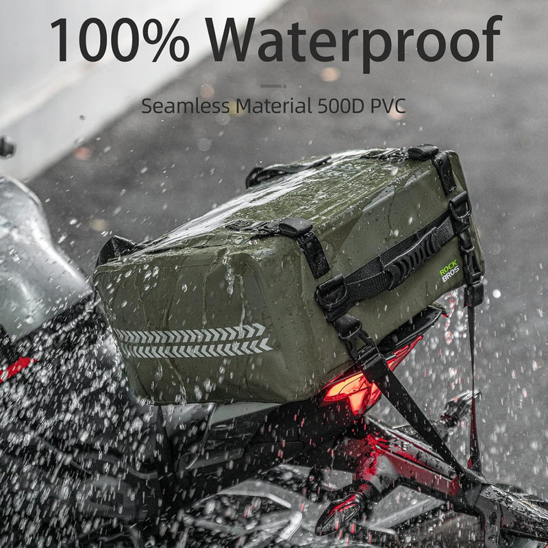 Load image into Gallery viewer, ROCKBROS 30L Waterproof Motorcycle Tail Bag Universal Fit Durable
