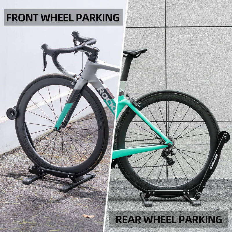 Load image into Gallery viewer, Foldable Carbon Steel Floor Bike Stand for 20"-29" Wheels
