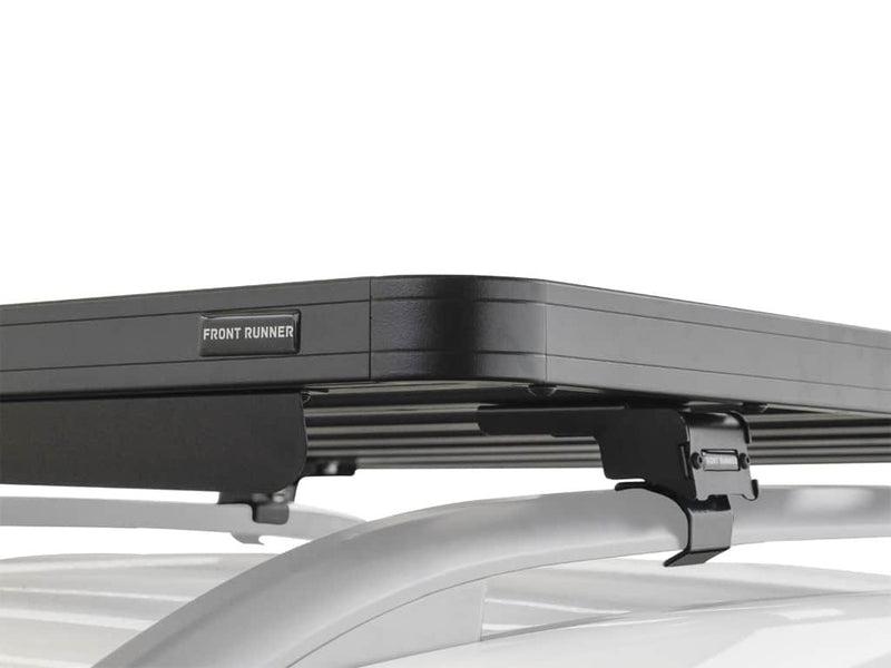 Load image into Gallery viewer, Front Runner Slimline II Roof Rail Rack kit installed on Jeep Cherokee KL, durable roof rack cargo system for 2014-current model.
