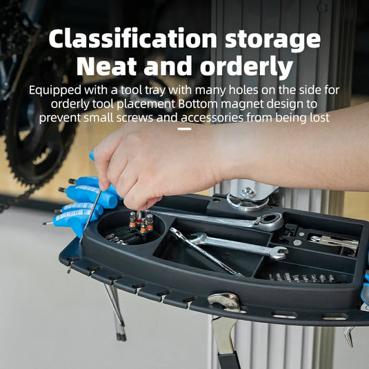 Electric Lifting Bike Repair Stand for Heavy E-Bikes