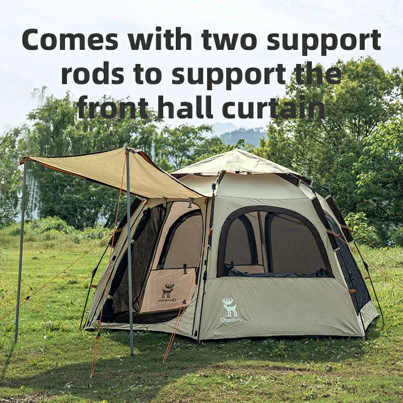 Load image into Gallery viewer, Qunature Quick Setup Hexagonal Tent UPF50+ Waterproof Lightweight
