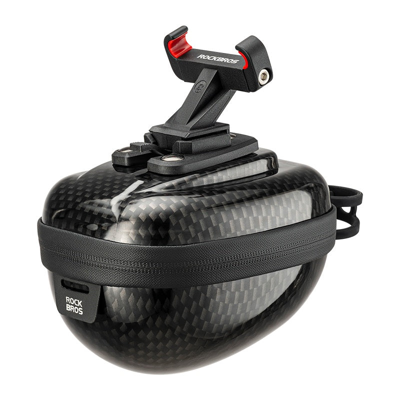 Load image into Gallery viewer, ROCKBROS 0.4L Hard Shell Bicycle Tailbag Lightweight Convenient Portable Saddle Bag
