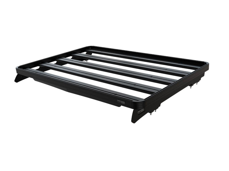 Load image into Gallery viewer, Alt text: &quot;Front Runner Ford F-250 Slimline II Roof Rack Kit, durable black powder-coated steel cargo carrier for 1999-current models&quot;
