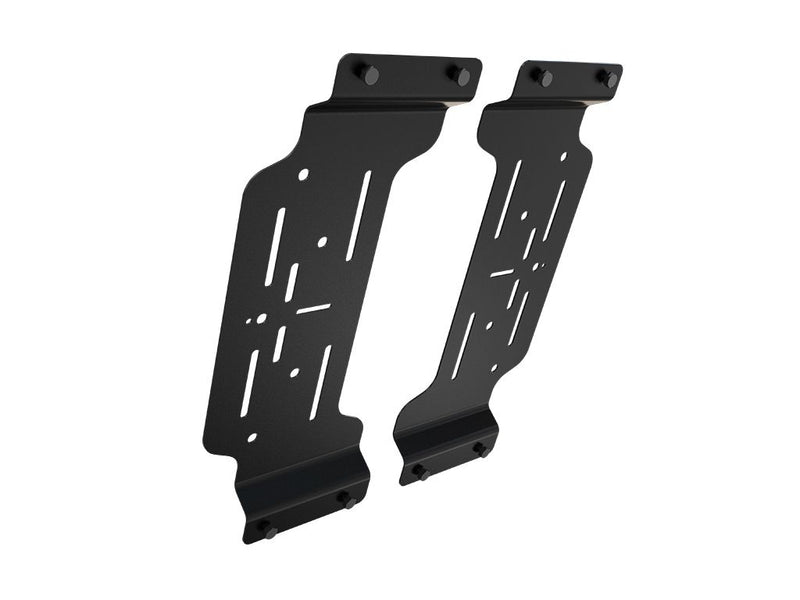 Load image into Gallery viewer, Alt text: &quot;Black Front Runner Pro Bed Universal Accessory Mounts for vehicle gear organization, isolated on white background&quot;
