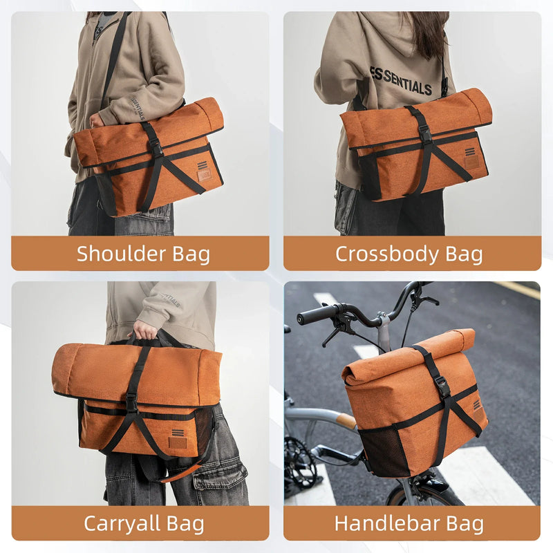 Load image into Gallery viewer, ROCKBROS Bike Handlebar Folding Bike Bag Bike Accessories Bike Storage 8L-10L
