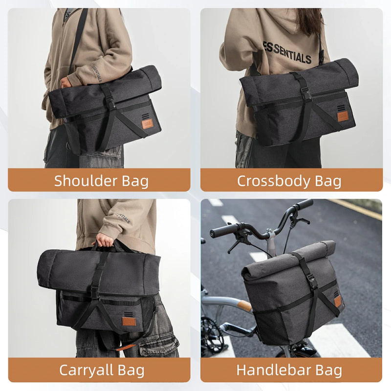 Load image into Gallery viewer, ROCKBROS Bike Handlebar Folding Bike Bag Bike Accessories Bike Storage 8L-10L
