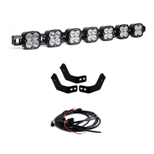 Baja Designs Toyota 7XL Linkable Roof Light Bar Kit For Prinsu Rack - Toyota 2010-24 4Runner; 2007-14 FJ Cruiser; 2005-23 Tacoma; 2007-21 Tundra