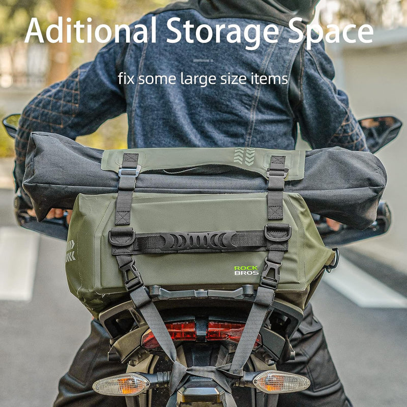 Load image into Gallery viewer, ROCKBROS 30L Waterproof Motorcycle Tail Bag Universal Fit Durable
