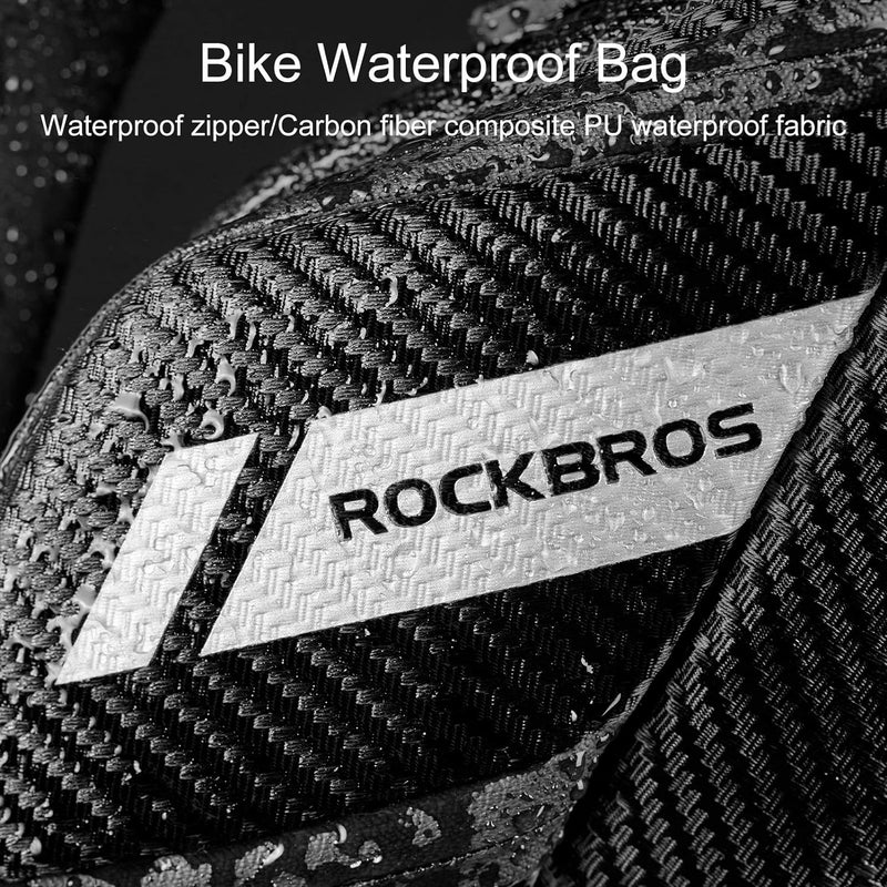 Load image into Gallery viewer, ROCKBROS Waterproof Bike Saddle Bag with Water Bottle Holder
