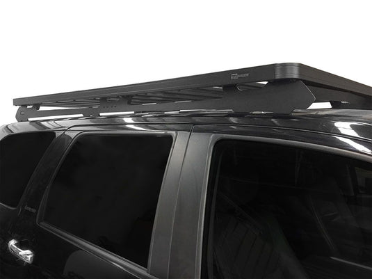 Front Runner Slimline II roof rack kit installed on Toyota Sequoia 2008-present model, side view
