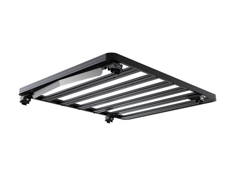 Load image into Gallery viewer, Front Runner Slimline II Roof Rail Rack Kit for Jeep Cherokee KL 2014-Current model, durable black powder-coated aluminum cargo carrier.
