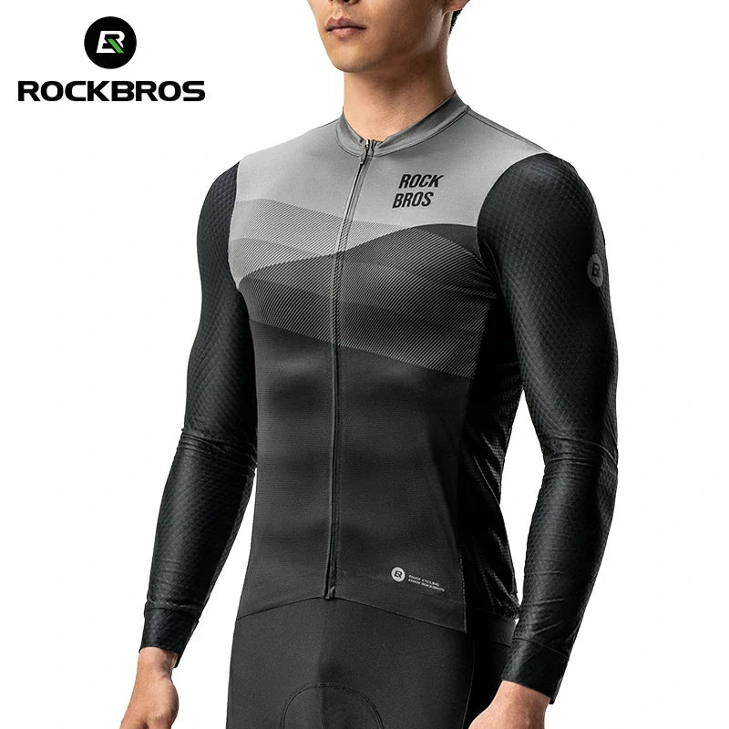 Load image into Gallery viewer, ROCKBROS Men's Cycling Long-Sleeve Jersey
