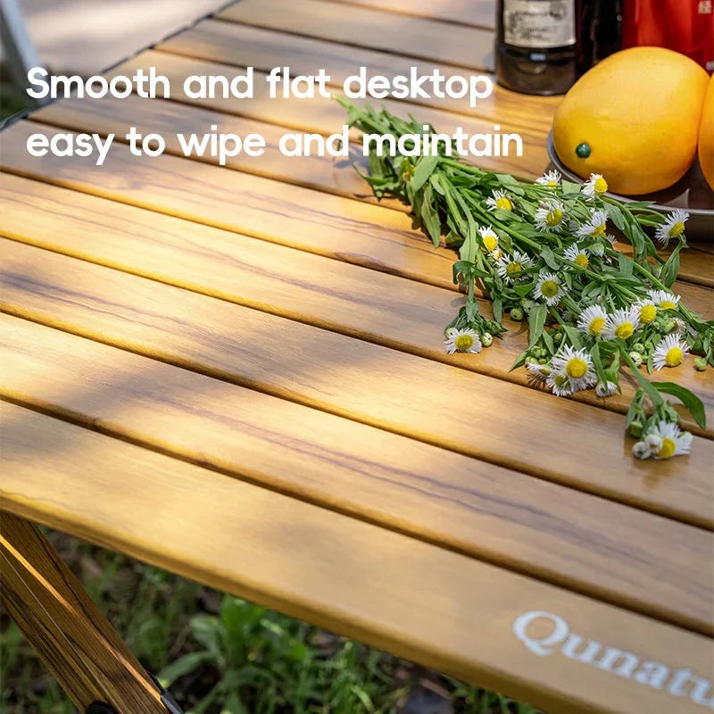 Load image into Gallery viewer, Qunature Lightweight Foldable Aluminum Table with Stable Triangular Structure
