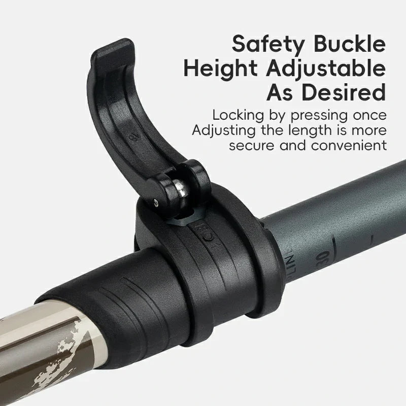 Load image into Gallery viewer, Qunature Foldable Lightweight Aluminum Trekking Pole with Adjustable Height and Grip
