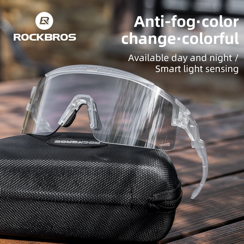 Load image into Gallery viewer, Anti-Fog Photochromic Mountain Bike Glasses
