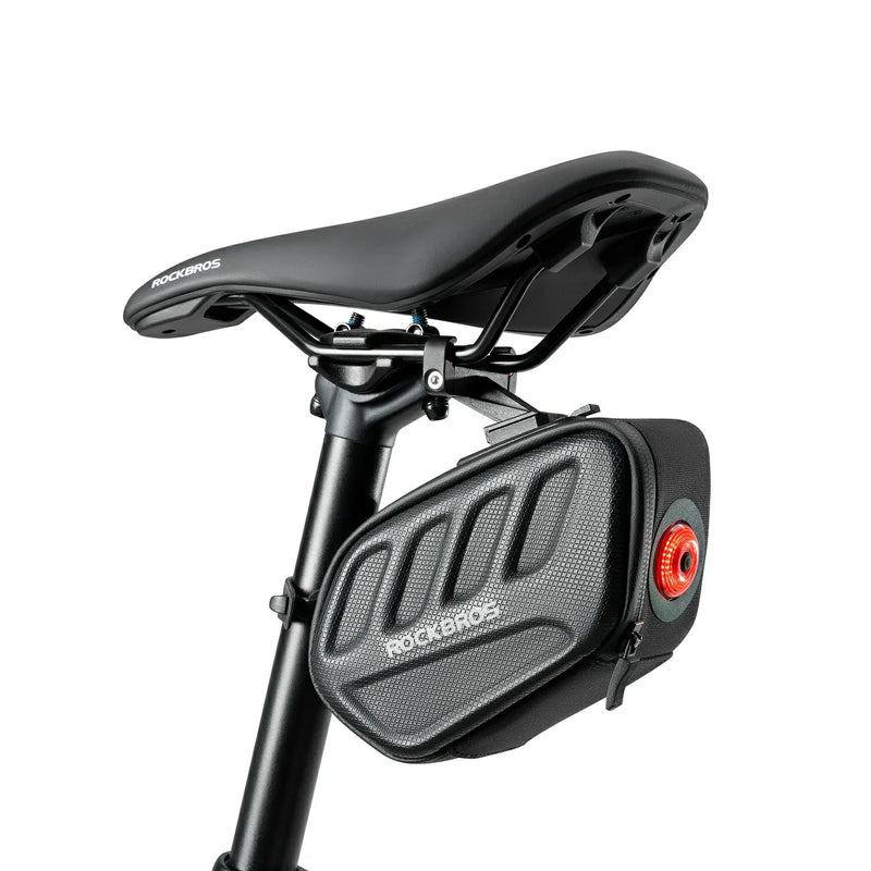 Load image into Gallery viewer, ROCKBROS 3D Shell Saddle Bike Seat Bag with Light Tail
