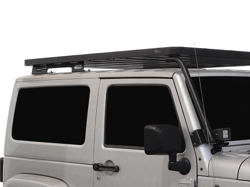 Load image into Gallery viewer, Front Runner Jeep Wrangler JK 2 Door 2007-2018 with an Extreme Roof Rack Kit installed.
