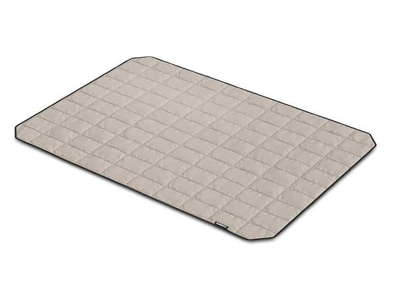 Load image into Gallery viewer, Alt text: &quot;Front Runner Dometic Go Camp Blanket in Ash color, versatile quilted camping blanket spread out on a flat surface.&quot;

