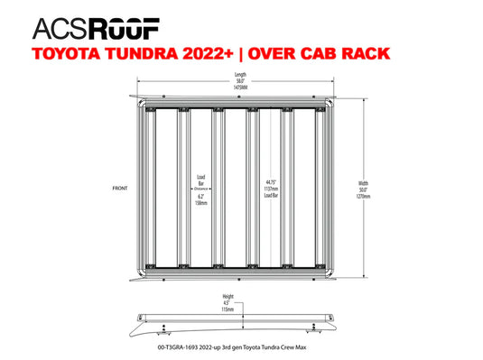 Leitner ACS ROOF | Over Cab Platform Rack for TOYOTA TUNDRA 2022+