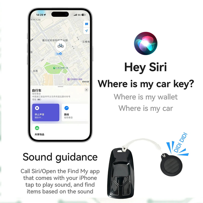 Load image into Gallery viewer, Bike Locator Anti Theft Device Compatible Apple AirTag
