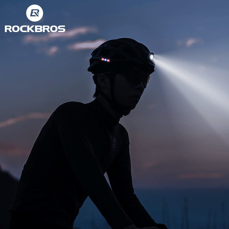 Load image into Gallery viewer, ROCKBROS Cycling Light Helmet 3Modes Bike Ultralight Helmet Electric USB

